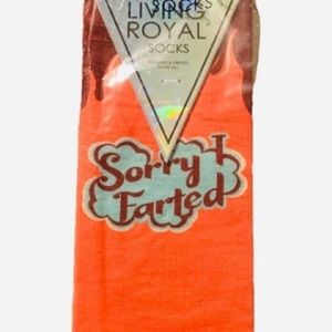 🤣NWT CUTE & COZY FUNNY “I FARTED” SOCKS!